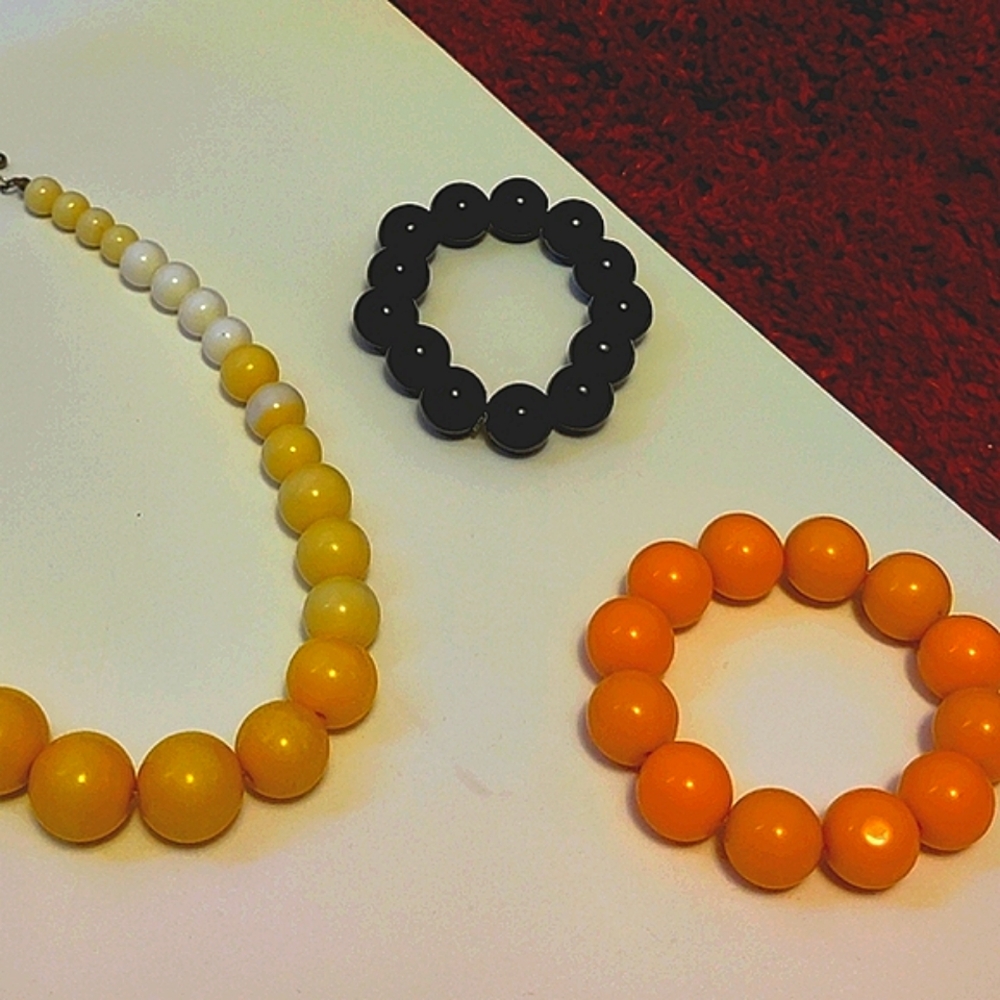 Gumball Necklace & bracelets set